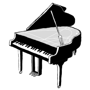 グランドピアノ