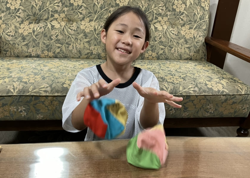 カラフルお手玉